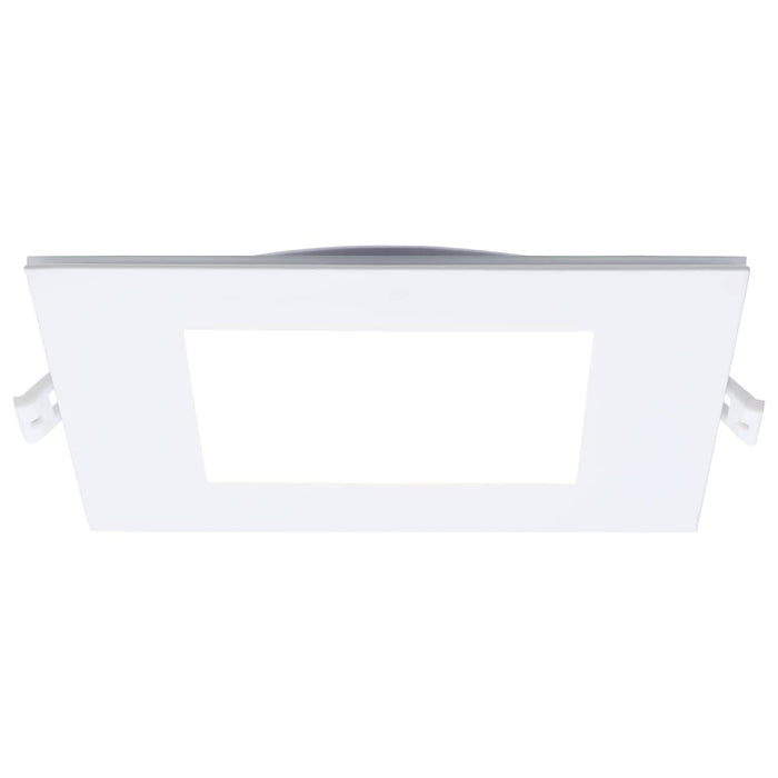 Remote Driver LED Downlight Satco S11889 12 Watt LED Direct Wire Downlight with Night Light - 6 Inch - Remote Driver - CCT Selectable - Dimmable - Square - White Finish Satco