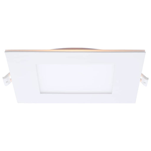Remote Driver LED Downlight Satco S11889 12 Watt LED Direct Wire Downlight with Night Light - 6 Inch - Remote Driver - CCT Selectable - Dimmable - Square - White Finish Satco
