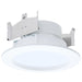 Downlight Retrofit Satco S11895 6.5/8/9.3 Watt LED Downlight Retrofit - 27K/30K/35K/40K/50K CCT - 4 Inch - Regressed Wafer - Round - Matte White Finish Satco