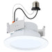 Downlight Retrofit Satco S11895 6.5/8/9.3 Watt LED Downlight Retrofit - 27K/30K/35K/40K/50K CCT - 4 Inch - Regressed Wafer - Round - Matte White Finish Satco
