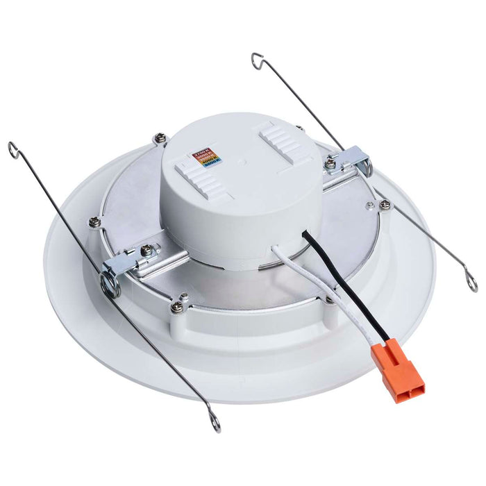 Downlight Retrofit Satco S11896 9/11/13 Watt LED Downlight Retrofit - 27K/30K/35K/40K/50K CCT - 6 Inch - Flat Wafer - Round - Matte White Finish Satco