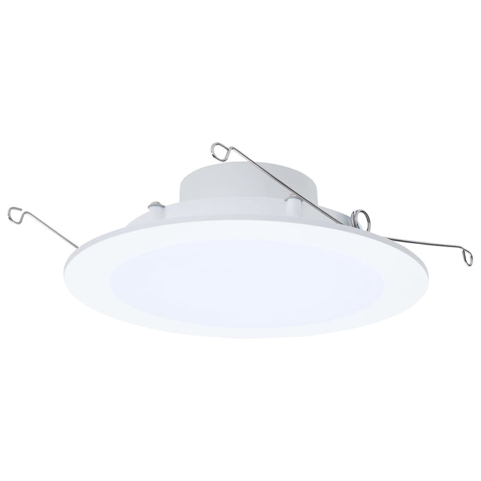 Downlight Retrofit Satco S11896 9/11/13 Watt LED Downlight Retrofit - 27K/30K/35K/40K/50K CCT - 6 Inch - Flat Wafer - Round - Matte White Finish Satco