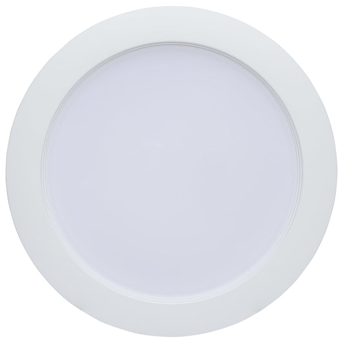 Downlight Retrofit Satco S11897 9/11/13 Watt LED Downlight Retrofit - 27K/30K/35K/40K/50K CCT - 6 Inch - Regressed Wafer - Round - Matte White Finish Satco