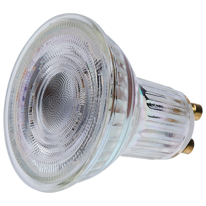 SATCO S12371 Glass Body LED MR16 GU10 Bulb – 5.5W, 2700K, 500 Lumens, Dimmable LightStoreUSA