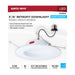 Downlight Retrofit Satco S12604 10 Watt LED Downlight Retrofit - 5-6 Inch - CCT Selectable - Round - White Finish Satco