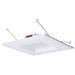 Downlight Retrofit Satco S12605 10 Watt LED Downlight Retrofit - 5-6 Inch - CCT Selectable - Square - White Finish Satco