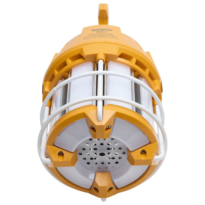 Work Light Satco S13170 60 Watt LED Hi-Pro Temp Work Light - 5000K - Corncob Shape - 80 CRI - Orange Finish Satco