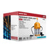 Work Light Satco S13170 60 Watt LED Hi-Pro Temp Work Light - 5000K - Corncob Shape - 80 CRI - Orange Finish Satco
