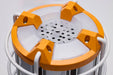 Work Light Satco S13172 150 Watt LED Hi-Pro Temp Work Light - 5000K - Corncob Shape - 80 CRI - Orange Finish Satco