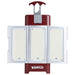 Work Light Satco S13175 30/70/100/120 Watt LED Work Light with Remote - 5000K CCT - Red Finish - 120 Volt Satco