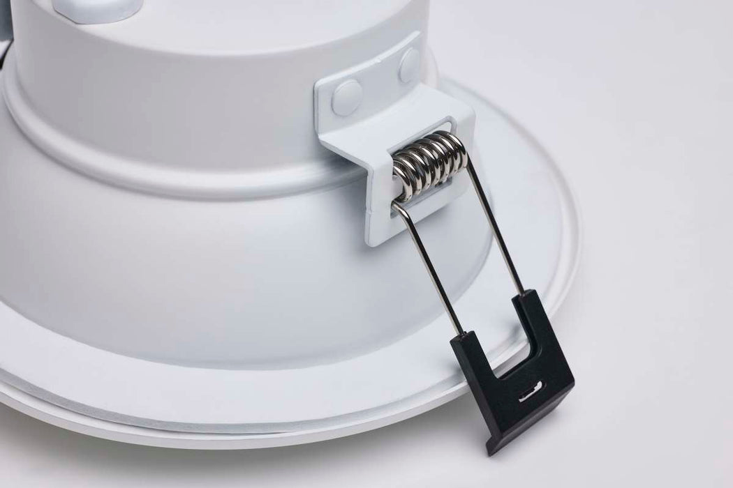 Commercial Downlight Retrofit Satco S13510 12/9/6 Wattage Selectable - 2700K/3000K/3500K/4000K/5000K CCT Selectable - Commercial LED Downlight - 4 in. - Remote Driver - 120-347 volt Satco
