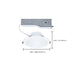 Commercial Downlight Retrofit Satco S13511 24/16/12 Wattage Selectable - 2700K/3000K/3500K/4000K/5000K CCT Selectable - Commercial LED Downlight - 6 in. - Remote Driver - 120-347 volt Satco