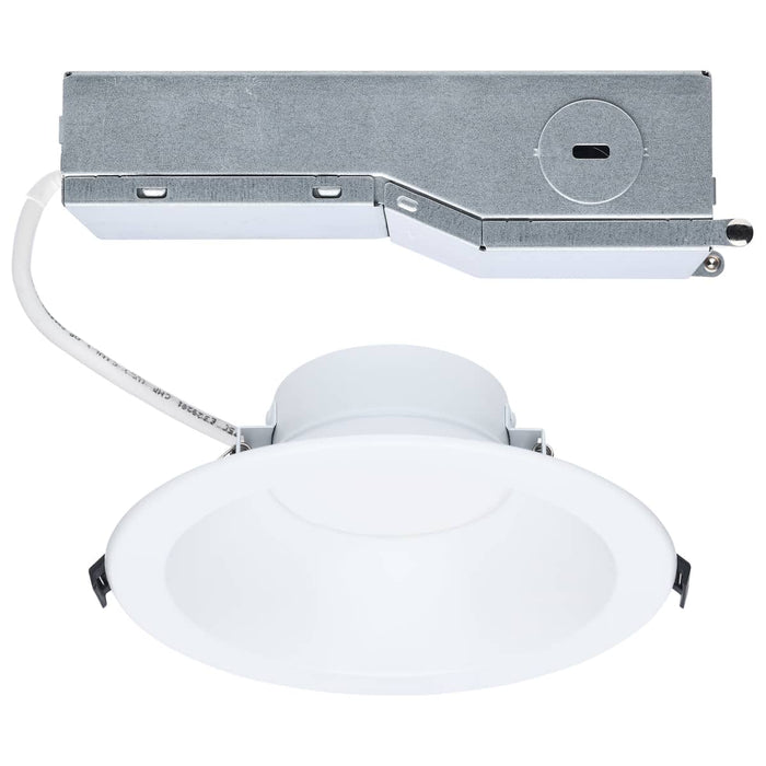 Commercial Downlight Retrofit Satco S13511 24/16/12 Wattage Selectable - 2700K/3000K/3500K/4000K/5000K CCT Selectable - Commercial LED Downlight - 6 in. - Remote Driver - 120-347 volt Satco