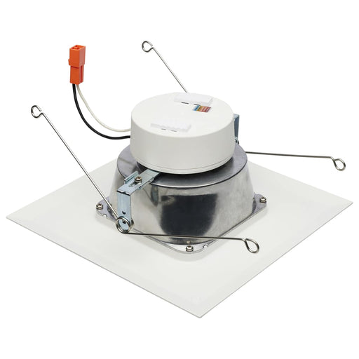 Downlight Retrofit Satco S18803 LED Retrofit Downlight - 7.5/10.5/14.5 Wattage Selectable - CCT and Lumens Selectable - 120 Volt - ColorQuick and PowerQuick Technology - Square - White Finish Satco