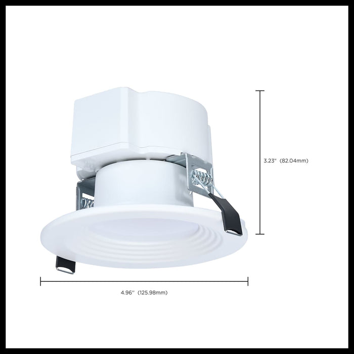 Commercial Downlight Retrofit Nuvo S21600 13.5W Field Selectable LED 4-Inch Commercial Downlight - Dual Dimming - Round - 120-347 Volt Nuvo