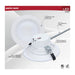 Commercial Downlight Retrofit Nuvo S21602 25.5W Field Selectable LED 8-Inch Commercial Downlight - Dual Dimming - Round - 120-347 Volt Nuvo