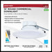 Commercial Downlight Retrofit Nuvo S21603 35W Field Selectable LED 10-Inch Commercial Downlight - Dual Dimming - Round - 120-277 Volt Nuvo