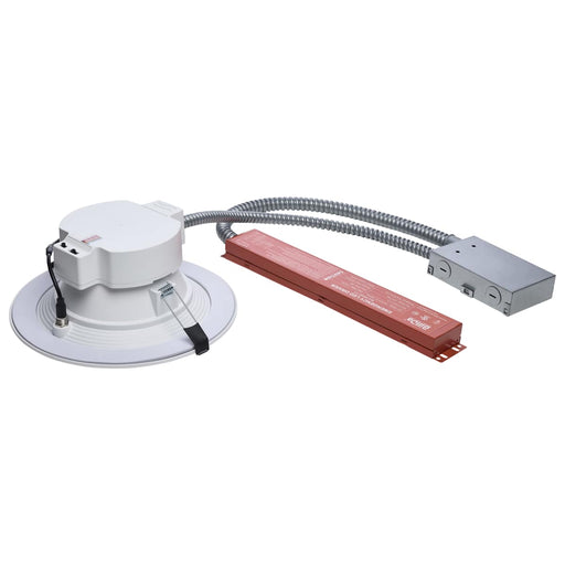 Commercial Downlight Retrofit Nuvo S21606 28W Field Selectable LED 8-Inch Commercial Downlight - Dual Dimming - Integrated Emergency Driver - Round - 120-347 Volt Nuvo