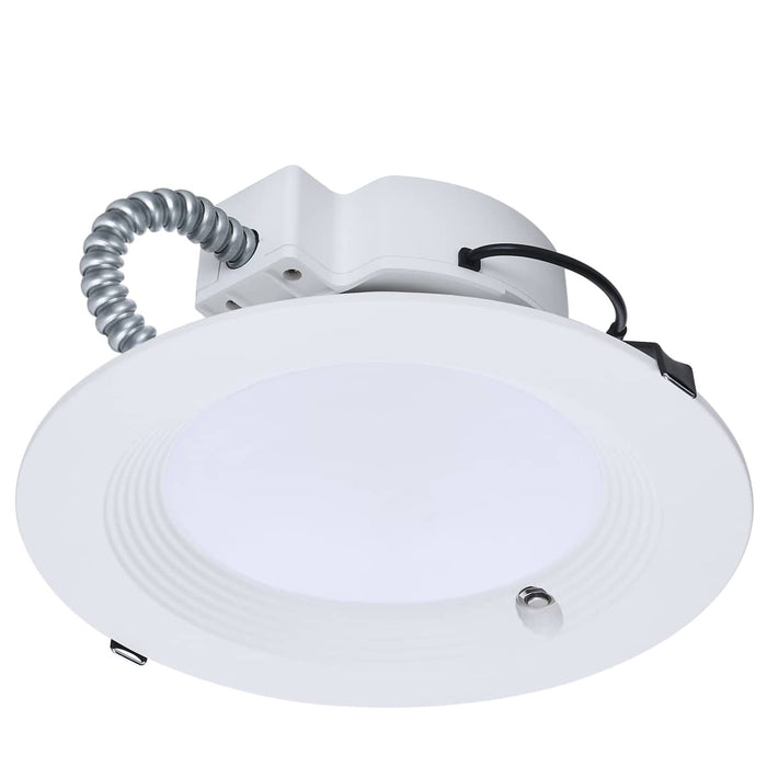 Commercial Downlight Retrofit Nuvo S21606 28W Field Selectable LED 8-Inch Commercial Downlight - Dual Dimming - Integrated Emergency Driver - Round - 120-347 Volt Nuvo