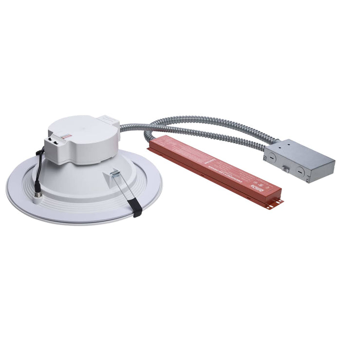 Commercial Downlight Retrofit Nuvo S21607 38W Field Selectable LED 10-Inch Commercial Downlight - Dual Dimming - Integrated Emergency Driver - Round - 120-277 Volt Nuvo
