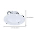 Commercial Downlight Retrofit Nuvo S21607 38W Field Selectable LED 10-Inch Commercial Downlight - Dual Dimming - Integrated Emergency Driver - Round - 120-277 Volt Nuvo