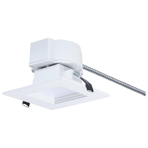 Commercial Downlight Retrofit Nuvo S21608 13.5W Field Selectable LED 4-Inch Commercial Downlight - Dual Dimming - Square - 120-347 Volt Nuvo