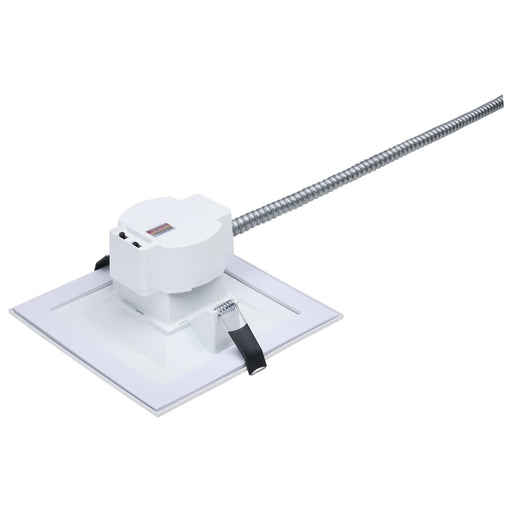 Commercial Downlight Retrofit Nuvo S21609 18.5W Field Selectable LED 6-Inch Commercial Downlight - Dual Dimming - Square - 120-347 Volt Nuvo