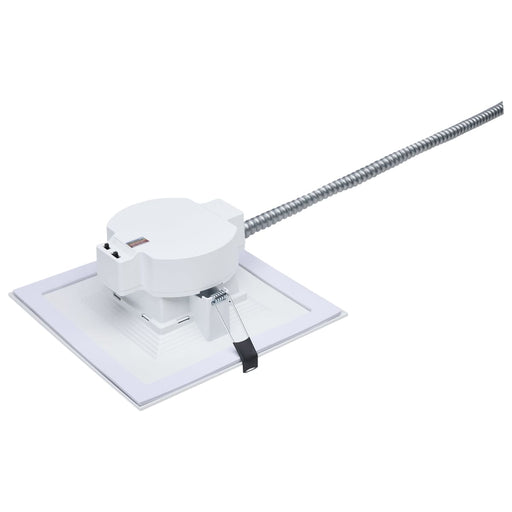 Commercial Downlight Retrofit Nuvo S21610 25.5W Field Selectable LED 8-Inch Commercial Downlight - Dual Dimming - Square - 120-347 Volt Nuvo