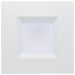 Commercial Downlight Retrofit Nuvo S21610 25.5W Field Selectable LED 8-Inch Commercial Downlight - Dual Dimming - Square - 120-347 Volt Nuvo