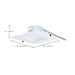 Commercial Downlight Retrofit Nuvo S21611 35W Field Selectable LED 10-Inch Commercial Downlight - Dual Dimming - Square - 120-277 Volt Nuvo