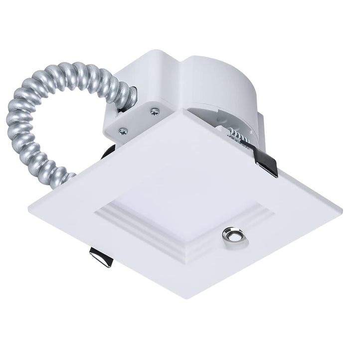 Commercial Downlight Retrofit Nuvo S21612 14.6W Field Selectable LED 4-Inch Commercial Downlight - Dual Dimming - Integrated Emergency Driver - Square - 120-347 Volt Nuvo