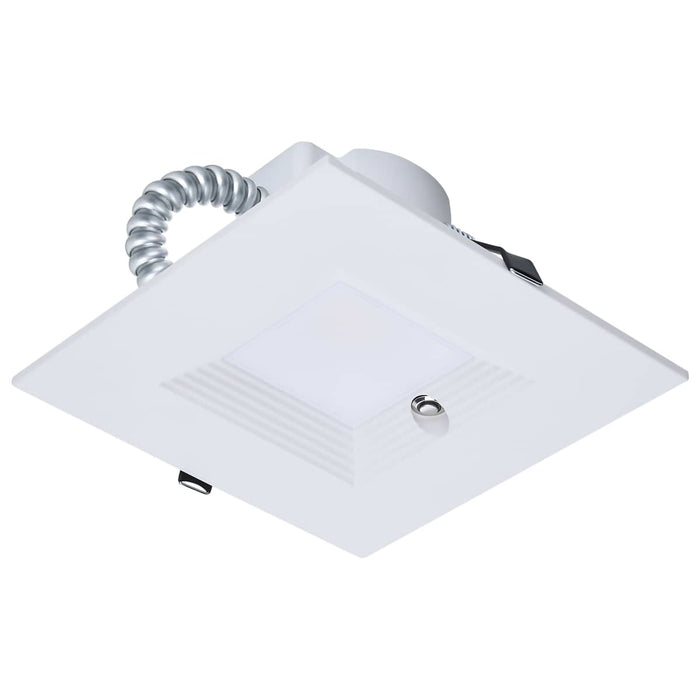 Commercial Downlight Retrofit Nuvo S21613 20.5W Field Selectable LED 6-Inch Commercial Downlight - Dual Dimming - Integrated Emergency Driver - Square - 120-347 Volt Nuvo