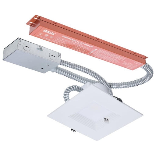 Commercial Downlight Retrofit Nuvo S21613 20.5W Field Selectable LED 6-Inch Commercial Downlight - Dual Dimming - Integrated Emergency Driver - Square - 120-347 Volt Nuvo