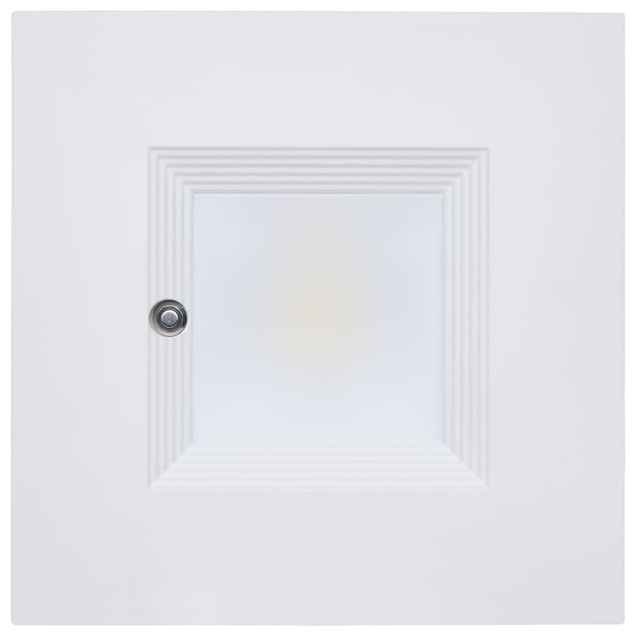Commercial Downlight Retrofit Nuvo S21614 28W Field Selectable LED 8-Inch Commercial Downlight - Dual Dimming - Integrated Emergency Driver - Square - 120-347 Volt Nuvo