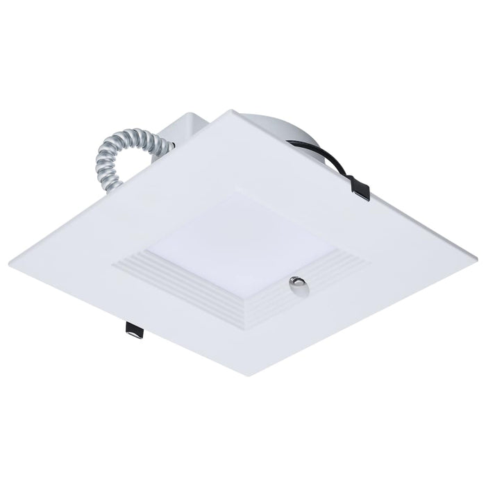 Commercial Downlight Retrofit Nuvo S21614 28W Field Selectable LED 8-Inch Commercial Downlight - Dual Dimming - Integrated Emergency Driver - Square - 120-347 Volt Nuvo