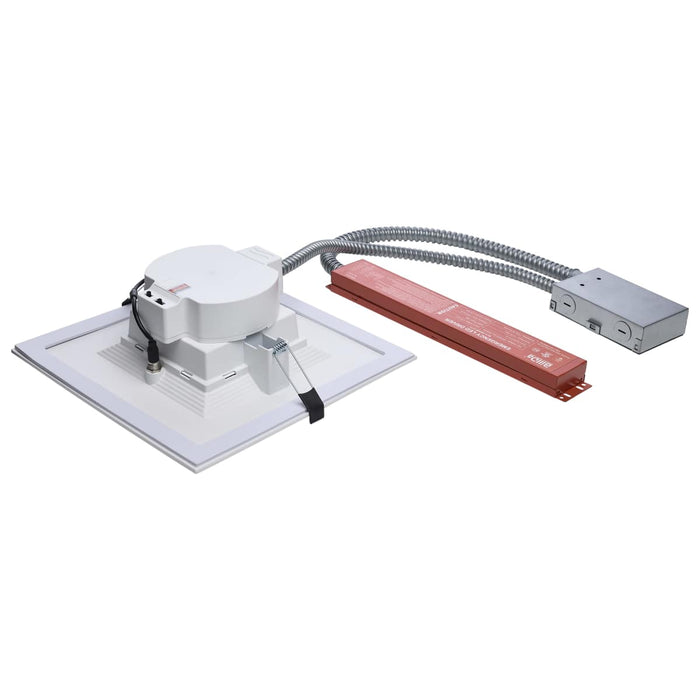 Commercial Downlight Retrofit Nuvo S21615 38W Field Selectable LED 10-Inch Commercial Downlight - Dual Dimming - Integrated Emergency Driver - Square - 120-277 Volt Nuvo