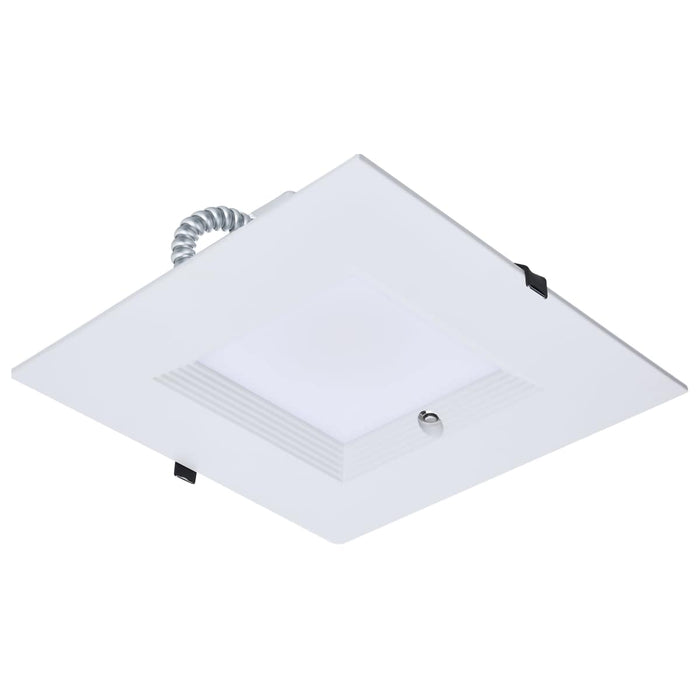 Commercial Downlight Retrofit Nuvo S21615 38W Field Selectable LED 10-Inch Commercial Downlight - Dual Dimming - Integrated Emergency Driver - Square - 120-277 Volt Nuvo