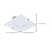 Commercial Downlight Retrofit Nuvo S21615 38W Field Selectable LED 10-Inch Commercial Downlight - Dual Dimming - Integrated Emergency Driver - Square - 120-277 Volt Nuvo