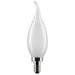 Luxrite LR21563 5W LED Flame Tip Candelabra Bulb E12 2700K Frosted LightStoreUSA