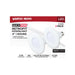 Downlight Retrofit Satco S29598 8.5 Watt LED Downlight Retrofit - 4 Inch - CCT Selectable - 120 Volt - 2 Pack Satco