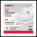 Direct Wire LED Downlight Satco S39021 7 watt LED Direct Wire Downlight - 4 inch - 5000K - 120 volt - Dimmable Satco