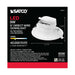 Direct Wire LED Downlight Satco S39027 9 watt LED Direct Wire Downlight - 5-6 inch - 3000K - 120 volt - Dimmable Satco