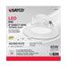Direct Wire LED Downlight Satco S39028 9 watt LED Direct Wire Downlight - 5-6 inch - 4000K - 120 volt - Dimmable Satco