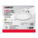 Direct Wire LED Downlight Satco S39055 8.5 watt LED Direct Wire Downlight - Edge-lit - 4 inch - 2700K - 120 volt - Dimmable Satco