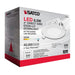 Direct Wire LED Downlight Satco S39058 8.5 watt LED Direct Wire Downlight - Edge-lit - 4 inch - 5000K - 120 volt - Dimmable Satco