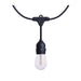 String Light Satco S8020R1 24 Foot LED String Light - 12-S14 Lamps - 2700K CCT - Black - 120 Volt Satco