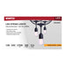 String Light Satco S8020R1 24 Foot LED String Light - 12-S14 Lamps - 2700K CCT - Black - 120 Volt Satco