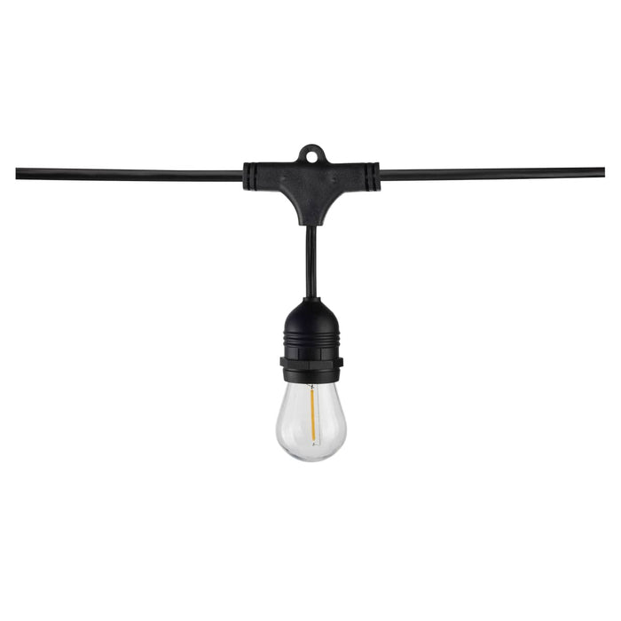 String Light Satco S8030 24Ft - LED String Light - Includes 12-S14 bulbs - 2200K - 120 Volts Satco
