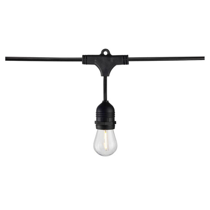 String Light Satco S8030 24Ft - LED String Light - Includes 12-S14 bulbs - 2200K - 120 Volts Satco