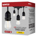 String Light Satco S8030 24Ft - LED String Light - Includes 12-S14 bulbs - 2200K - 120 Volts Satco